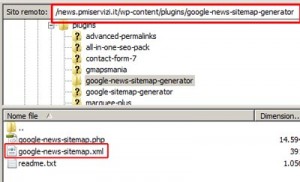 Posizione del file google-news-sitemap.xml una volta installato il plug-in Posizione del file google-news-sitemap.xml una volta installato il plug-in