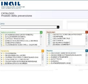 catalogo INAIL sui prodotti di prevenzione