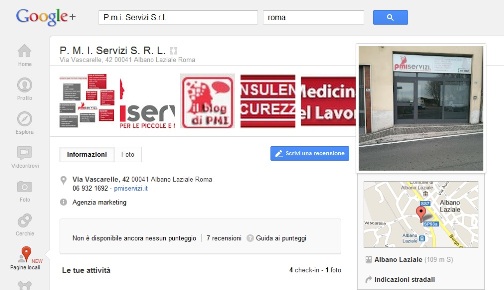 Google Plus Local PMI Servizi PMI Servizi su Google+ Local